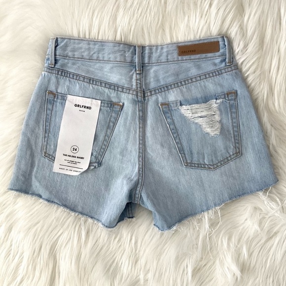 GRLFRND Helena High Rise Shorts in MY WAY SIZE 24 NWT - Picture 8 of 12